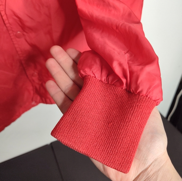 Vintage 1988 Winter Olympics Calgary Licensed Windbreaker Terry lining size S - Picture 5 of 11